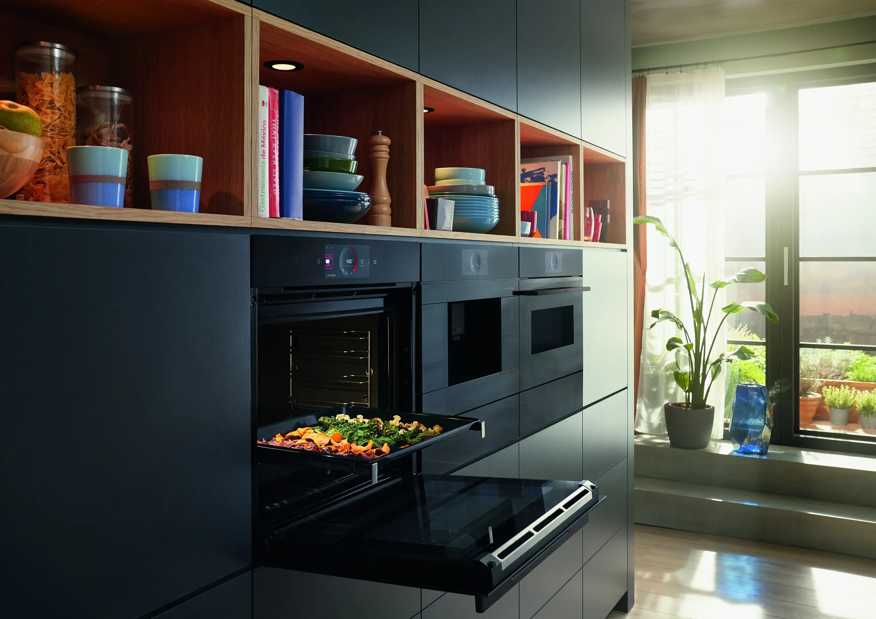 BOSCH Accentline Einbauofen offen